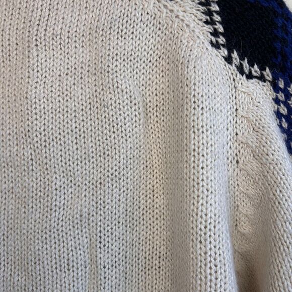 Vintage 80s JT Beckett Argyle Cardigan - Picture 8 of 8